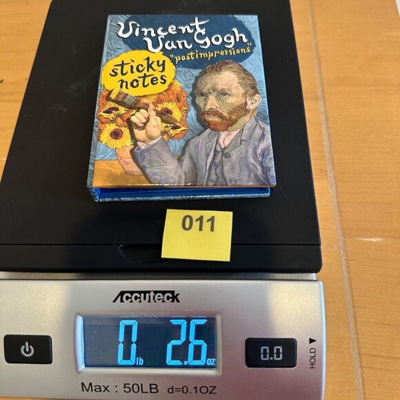 Vincent Van Gogh Sticky Notes Set Postimpressions Art Gift Office Stationery - Picture 8 of 8